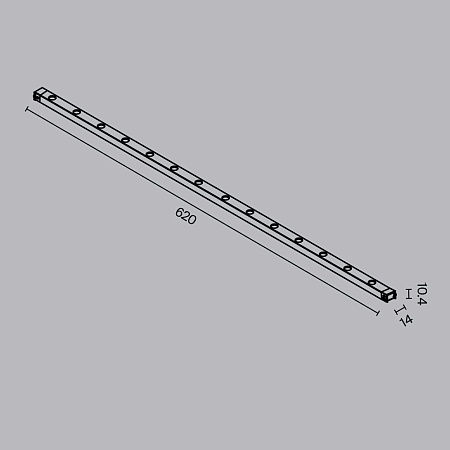 Трековая система Technical накладная низковольтная (48 Вольт) чёрная 150x150 TS-S-150-TR174-1-24WTW-M-B