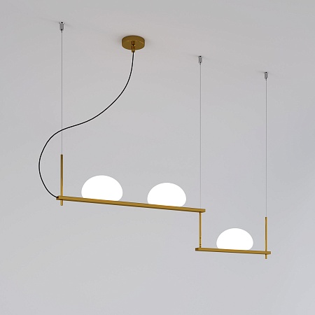 Подвесной светильник Eurosvet 70145/3 латунь - фото