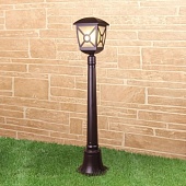 Уличный светильник на столбе Columba F коричневый IP44 GL 1022F