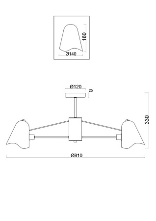 Люстра Freya Manon FR5037PL-08S - фото