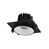Св-к встр. Черный, Белый LED 1*10W 4000K 700Lm Ra&gt;90 36° IP44 D79xH61 85-265V ST758.448.10