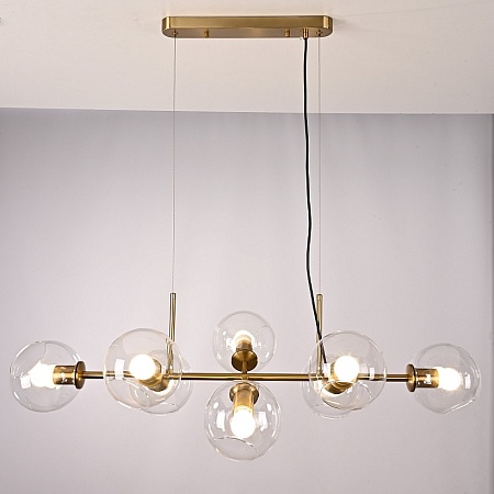 Люстра Staggered Glass Chandelier 8 Imperiumloft 107263-22 - фото