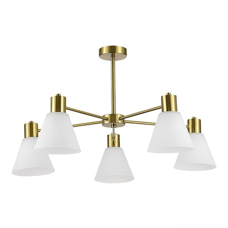 Светильник потолочный Латунь/Белый E27 5*60W SLE1561-302-05 - фото