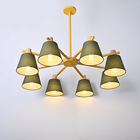 Потолочная Люстра На Штанге Natura A Green 8 Imperiumloft 177994-26 - фото