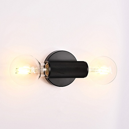 Бра Rh Utilitaire Inline Sconce Black Imperiumloft 123278-22 - фото