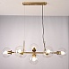 Люстра Staggered Glass Chandelier 8 Imperiumloft 107263-22 - фото