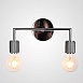 Бра Rh Utilitaire Double Sconce Silver Imperiumloft 123265-22 - фото