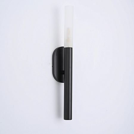 Бра Rousseau Small Bath Sconce Black Imperiumloft 192924-22 - фото