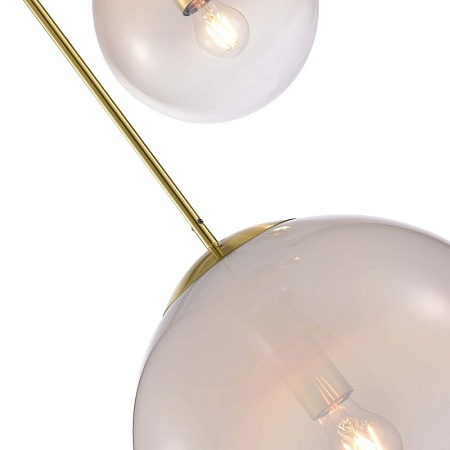 Светильник подвесной ST-Luce Золотистый/Прозрачно-белый E27 3*60W SL1190.203.03 - фото