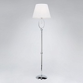 Напольный светильник Eurosvet 01056/1 хром/прозрачный хрусталь Strotskis