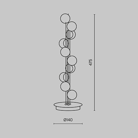 Настольный светильник Maytoni Tessara MOD081TL-L14G3K - фото