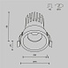 Встраиваемый светильник Technical DL117-15W-2.7K-W - фото