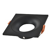 Св-к встр. Черный GU10 1*50W IP44 L100xW100xH40 -V Без ламп ST259.408.01