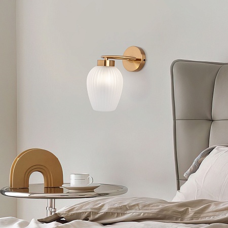 Настенный светильник Eurosvet 30184/1 латунь - фото