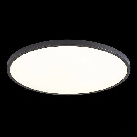 Светильник потолочный Черный LED 1*48W 4000K 4 320Lm Ra>90 120° IP20 D600xH27 185-265V ST601.442.48 - фото