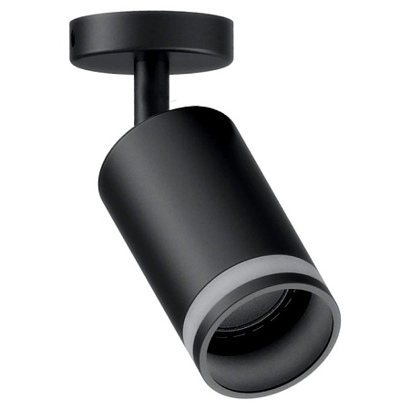 Светильник Feron ML231 LUNA настенно-потолочный под лампу GU10, черный - фото