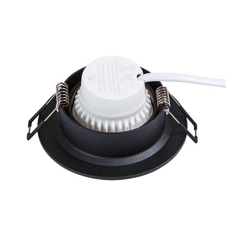 Точечный встраиваемый светильник Arte Lamp MIRA A2862PL-1BK - фото