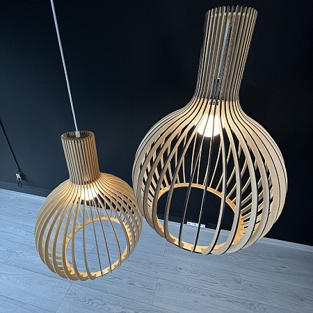 Подвесной Светильник Secto Octo 4240 Lamp Light Wood Imperiumloft 204455-22 - фото