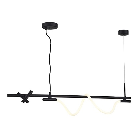 Светильник подвесной ST-Luce Черный/Черный LED 2+1*3+11W 4000K SL6118.403.03 - фото