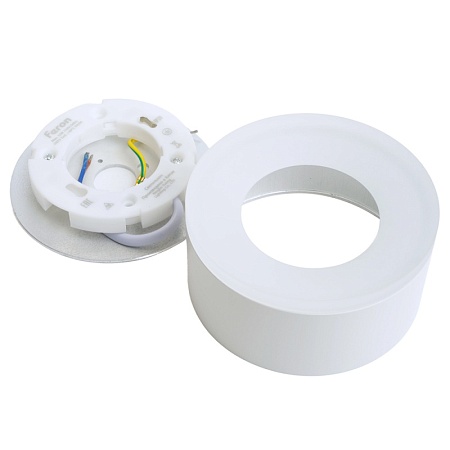 Светильник потолочный Feron HL456 12W, 230V, GX53, белый - фото