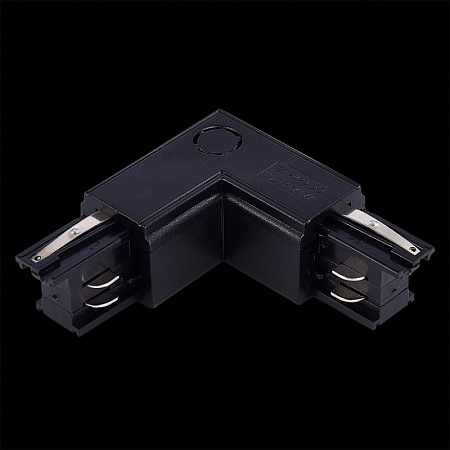 Угловой токоподвод левый для трехфазного шинопровода ST-Luce Черный ST030.409.15L - фото