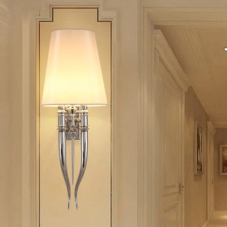Настенный Светильник Crystal Light Brunilde Ipe Cavalli H92 Silver/Black Imperiumloft 189870-22 - фото