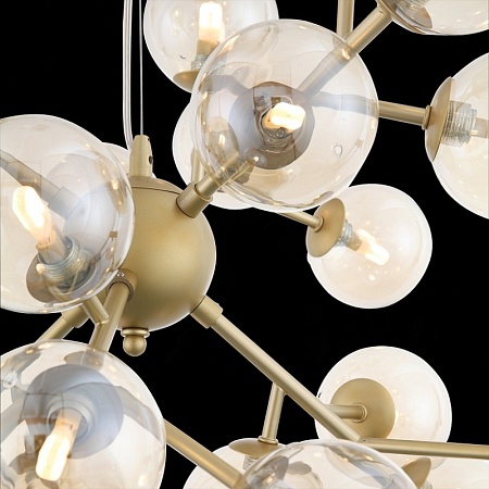 Люстра подвесная ST-Luce Золотистый/Коньячный G9 24*5W SL438.203.24 - фото