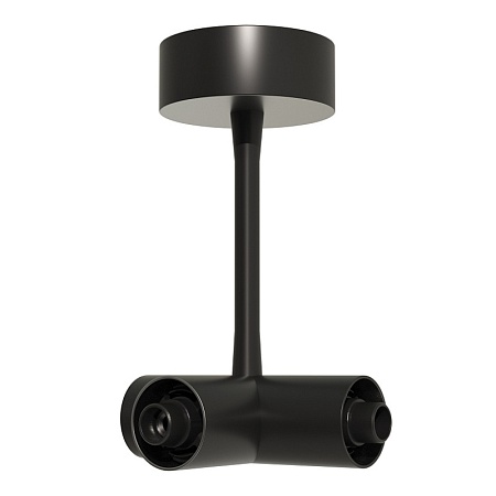 Потолочный токопроводящий Т-коннектор ST-Luce Черный ST1602.459.00 - фото