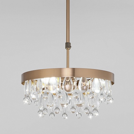 Подвесной светильник Eurosvet 60165/3 латунь - фото