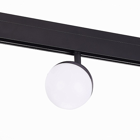 Магнитный трековый светильник Черный LED 1*7W 3000K 520Lm Ra>80 120° IP20 L120xW90xH192 ST358.436.07 - фото