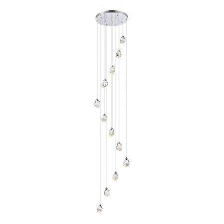 Светильник подвесной ST-Luce Хром/Прозрачный LED 12*3W 3000K SL6114.103.12 - фото
