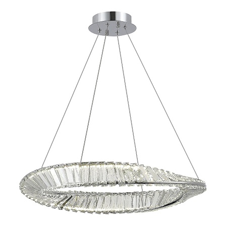 Светильник подвесной ST-Luce Хром/Прозрачный LED 1*32W 4000K SL6204.101.01 - фото