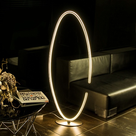 Напольный светильник Eurosvet 80415/1 сатин-никель - фото