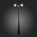 Светильник уличный наземный ST-Luce Кофейный/Кофейный, Прозрачный E27 3*60W SL083.705.03 - фото