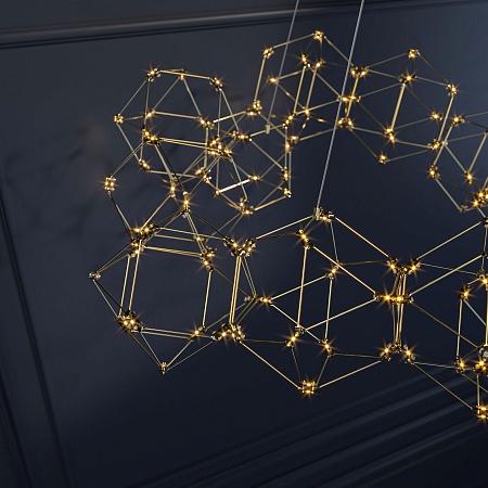 Подвесной акцентный светильник Eurosvet 90169/12 медь - фото