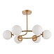 Светильник потолочный Золотистый/Белый E14 6*40W SLE220602-06 - фото