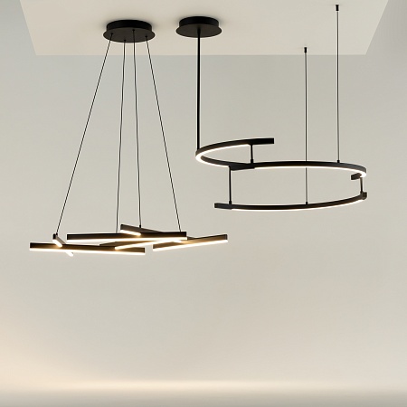 Подвесной светильник Maytoni Line MOD016PL-L80BK - фото