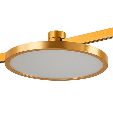 Магнитный трековый светильник FARM Золотистый LED 1*10W 3000K 520Lm Ra80 120 IP20 D168x ST818.206.12 - фото