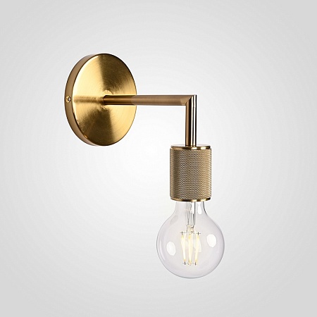 Бра Rh Utilitaire Single Sconce Brass Imperiumloft 123285-22 - фото