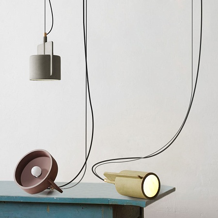 Подвесной Бетонный Светильник Skovl B Серый Imperiumloft 186777-26 - фото