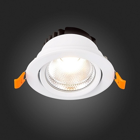 Св-к встр. Белый LED 1*24W 4000K 1 800Lm Ra80 36° IP20 D138xH88 220-240V ST211.548.24.36 - фото