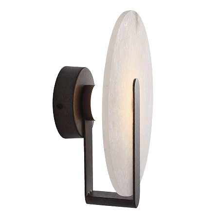 Светильник настенный ST-Luce патинированный металл/алебастр LED 1*5W 3000K SL1195.701.01 - фото