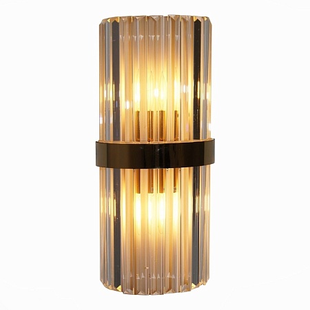 Бра ST-Luce Золотистый/Золотистый, Прозрачный E14 2*40W SL1176.201.02 - фото