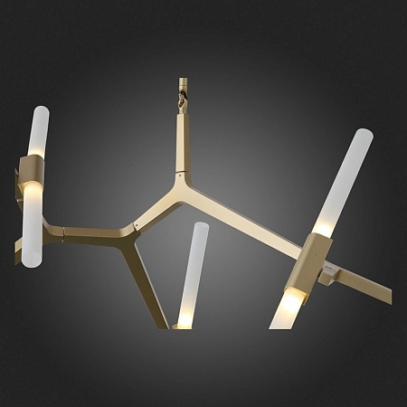 Люстра потолочная ST-Luce Золотистый/Белый G9 10*5W SL947.202.10 - фото