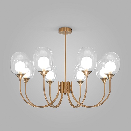 Подвесной светильник Eurosvet 70217/8 латунь - фото