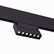 Магнитный трековый светильник Черный LED 1*6W 3000K 532Lm Ra>80 36° IP20 L120xW22xH108 ST364.436.06 - фото