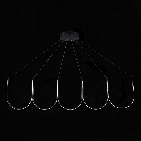 Светильник подвесной ST-Luce Черный LED 1*68W 3000K SL6202.413.01 - фото