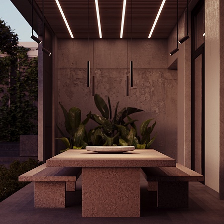 Уличный трековый светильник Focus led Elasity IP 3000К 8Вт 55° черный - фото