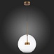 Светильник подвесной ST-Luce Латунь/Прозрачный LED 1*14W 3000K SL1133.223.01 - фото