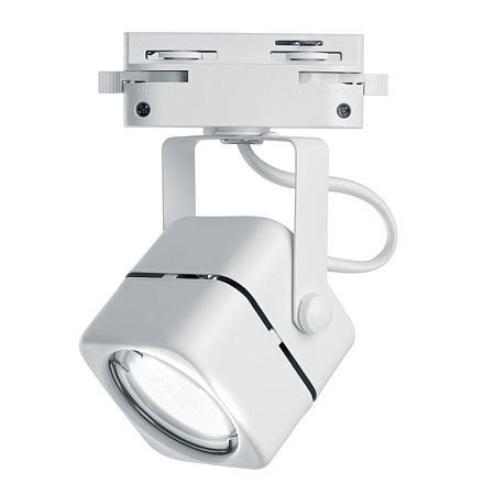 Светильник Feron AL190 трековый однофазный на шинопровод под лампу GU10, белый - фото